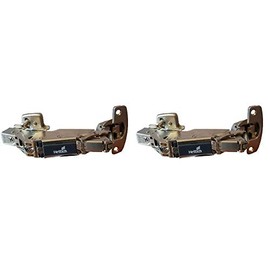 Hettich Sensys 8657i TH52 165 Degree Wide Angle Door Hinge Full Overlay Integrated Soft Closing Silent System Kitchen Cabinet Cupboard Wardrobe (9099540) x2