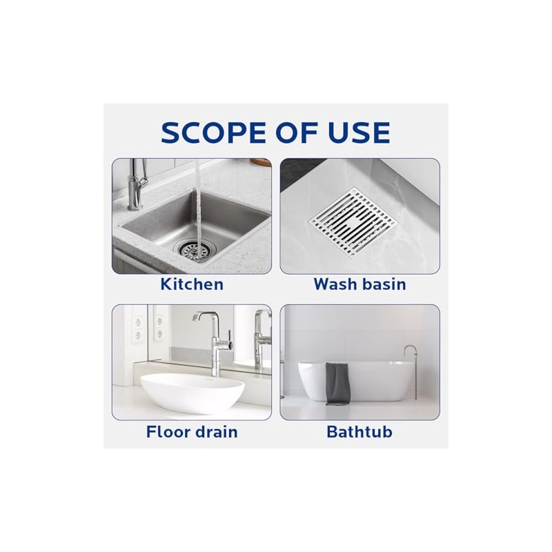 Powerful Drain Cleaner Powder - Clog Remover for Home Plumbing