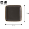 Edgeline Square Plate M Black