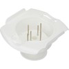Shimomura Kogyo FV-665 Full Veggie Vegetable Holder (Rotary) White