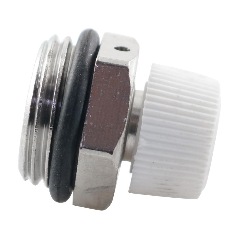 LQ Industrial 1/2inch External Thread Manual Radiator Bleed Valve Nickel