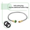 Stainless Steel Garden Hose Extender for Easy Maneuvering in Gardening