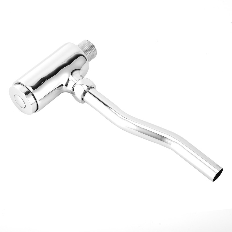 Hand Pressing Urinal Flush Valve Brass Delay Self Closing Bathroom