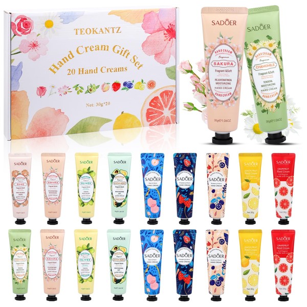Hand Cream Gift Set, 20 PCS 30g Hand Creams, Mini