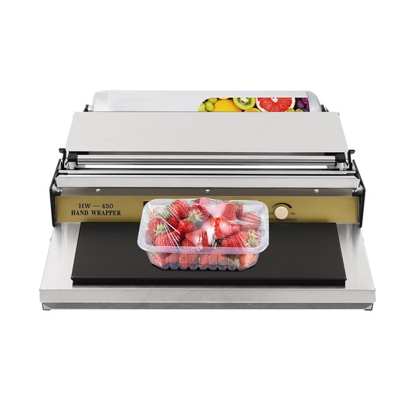 CUBELLIN Hand Wrapping Machine 17.72" Film Wrapping Machine 110V 270W