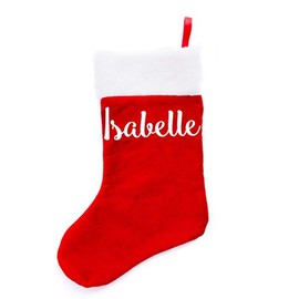 Boxer Gifts Isabelle Xmas Stockings, Velvet, Multi-Colour, 38 x 16 x 1 cm