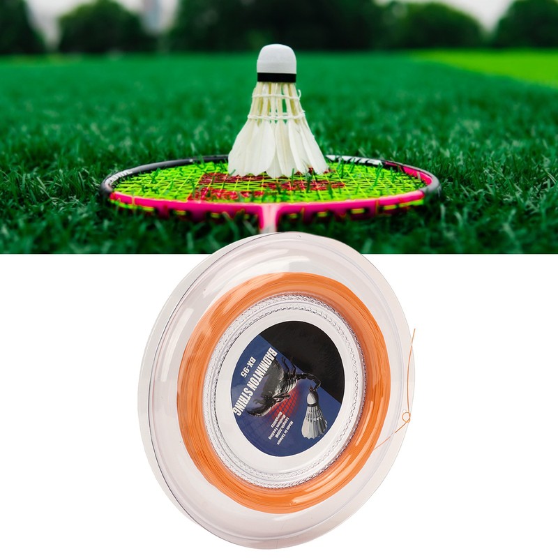 POWERTI Badminton Racquet String High Elasticity Wear Resistant Resin Fibre
