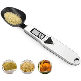 OBEST Electronic Measuring Spoon, Digital Scale Spoon, Kitchen Electronic Weighing Spoon with LCD Display, Weight from 0.1 Grams to 500 Grams Support Unit g/oz/gn/ct