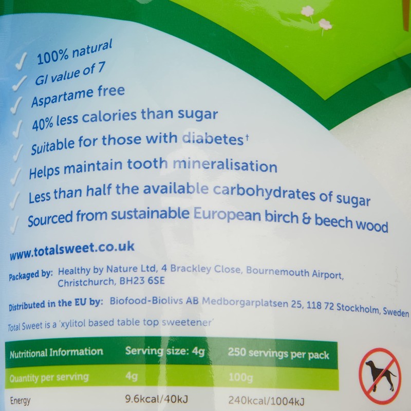 Total Sweet Total Sweet 100% Natural Xylitol, 1kg