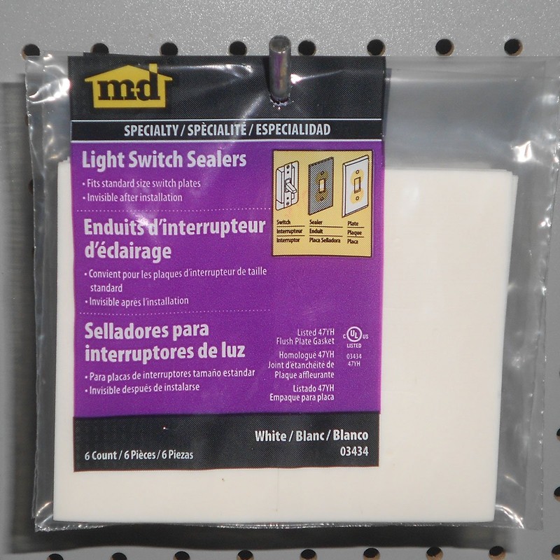 M-D Building Products 3434 M-D 0 Closed-Cell Insulating Wall Plate