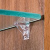 Clear 1/4" Plastic Shelf Support