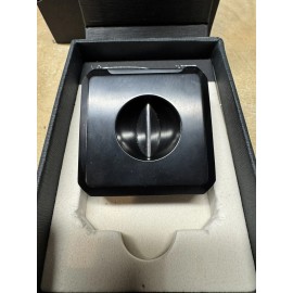 Vector VCUBE Cigar Cutter Punch V-Cut Poker and Rest - Black - New