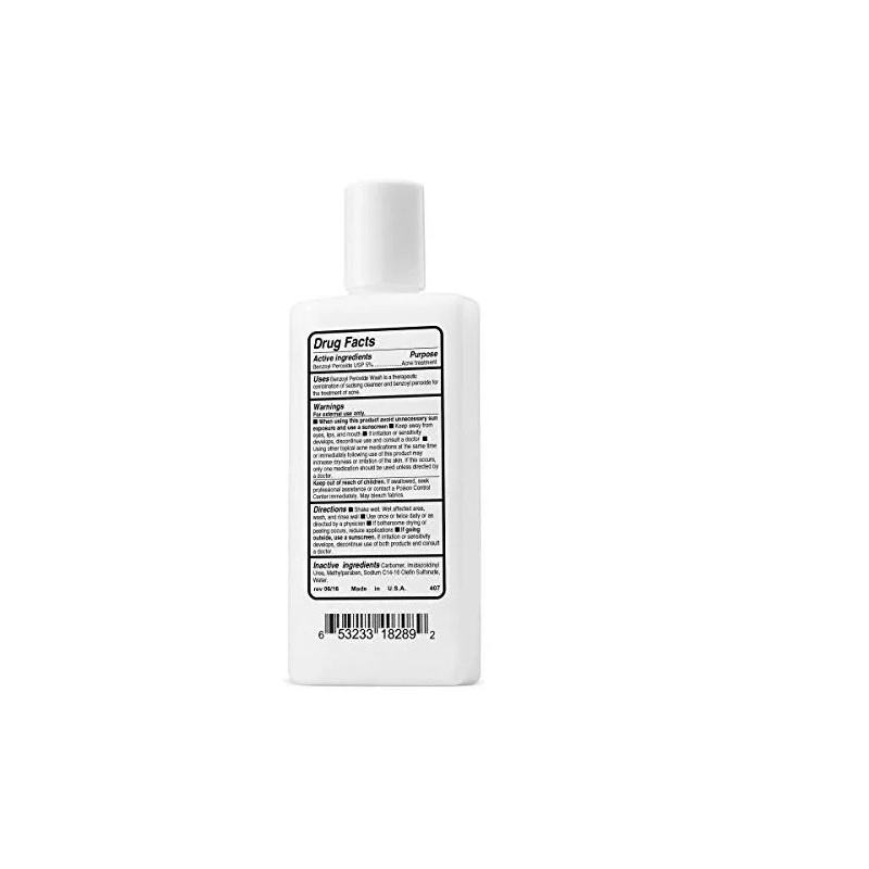 El Peróxido De Benzoilo Al 5% Para Acne Wash Y