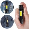 Unbranded 5pcs Super Bright LED Tactical Flashlight Zoomable USB Rechargeable