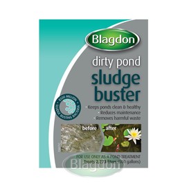 Blagdon Pond Sludgebuster, Each Sachet Treats 500 Gallons of Pond Water (Pack of 20)