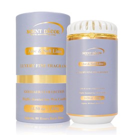 Aloe & Soft Lime Aromatherapy Candle Decorative Candles for Home Scented Candles for Women, Highly Scented Candles Gifts for Women Candle Decor Decorations 14.5 oz. 80 Hours Burn time