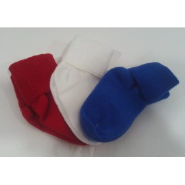 Baby Buckers New! 3 pack Twister BABY BUCKERS INFANT SOCKS Red white & blue Cowboy boot
