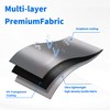 AIFOTO Graphene Thermal Blackout Curtains ，Blackout Window Cover 100% Light