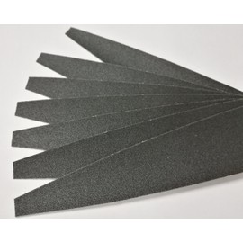 DISPOSABLE PEDICURE FOOT FILE REFILL PADS, 180 GRIT, BLACK, 50 COUNT (180 GRIT, BLACK)