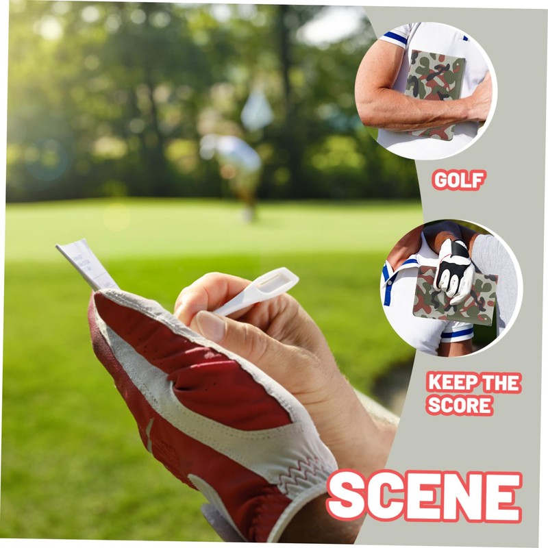 Mipcase Golf Scorebook PU Leather Holder for Golf Scorecards Durable
