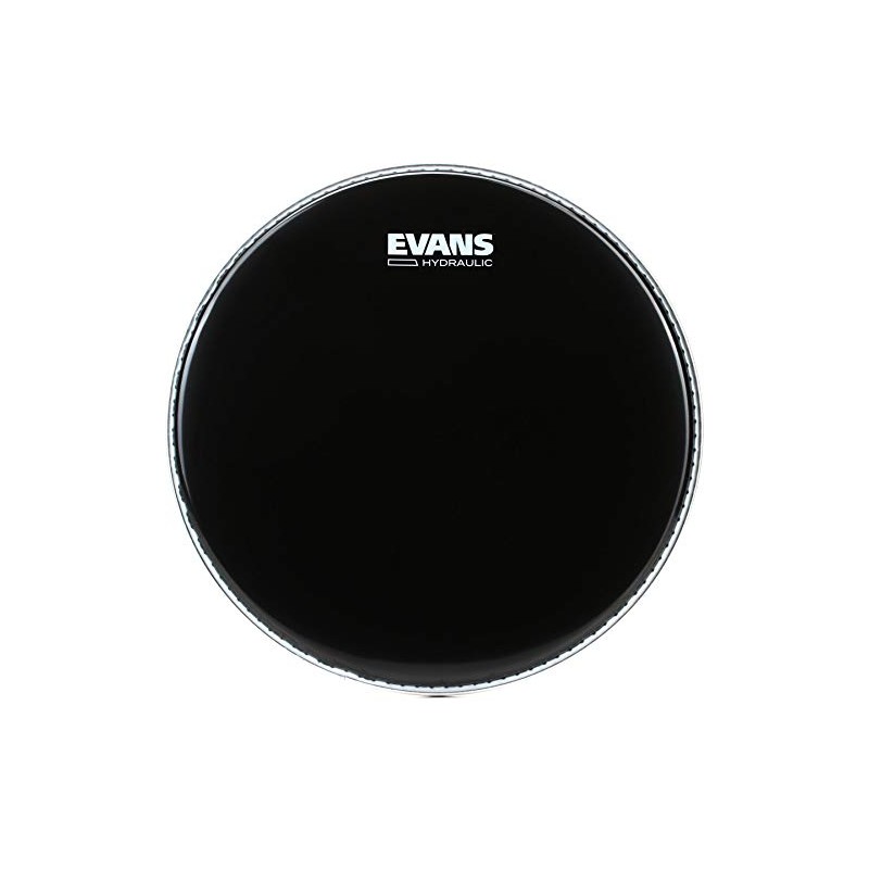 2-Pack Evans Hydraulic Black Drumhead - 12 inch Value Bundle