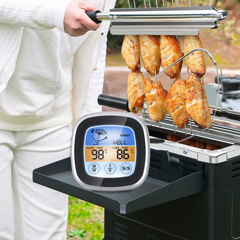 Meat Thermometer for Cooking Digital Food Thermometer Color Screen for