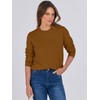 ANRABESS Sweaters for Women Long Sleeve Lightweight Crewneck Soft Basic