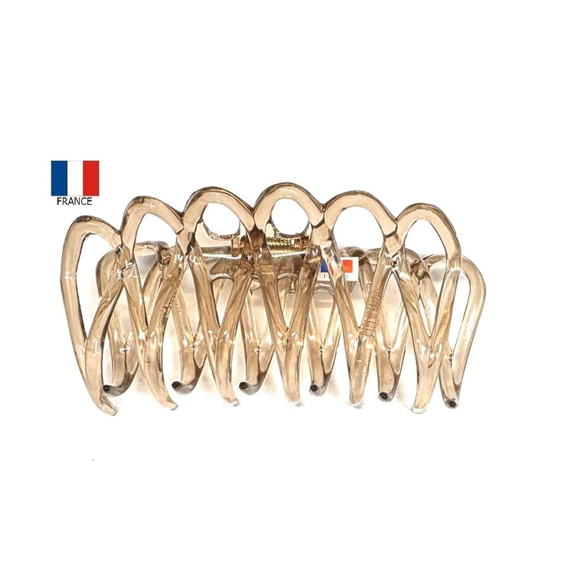 e-select+ French Lace Hair Claw Large 3.9 inches (10.0 cm),