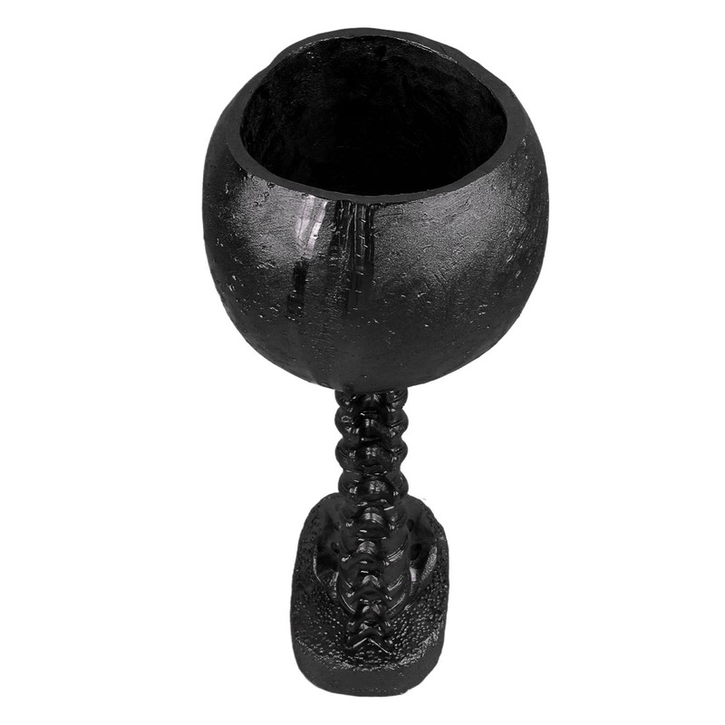 Skull Planter Spine Stand Set Innovative Exquisite Decorative Hand Painted