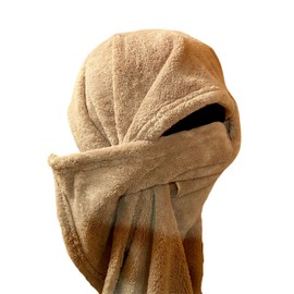 SAUNA BACCA Super Absorbent Sauna Towel, Sauna Hat, Bath Towel, Face Towel, Men's, Women's, Sauna Goods, Japanese Brand (White), white