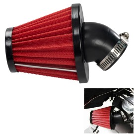 TCMT 35mm Air Filter Cleaner 45 Degree Fit For 150cc-250cc Motorcycle ATV Dirt Bike
