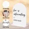 Open Bar Sign, Wedding Engagement Bridal Shower Open Bar Decor