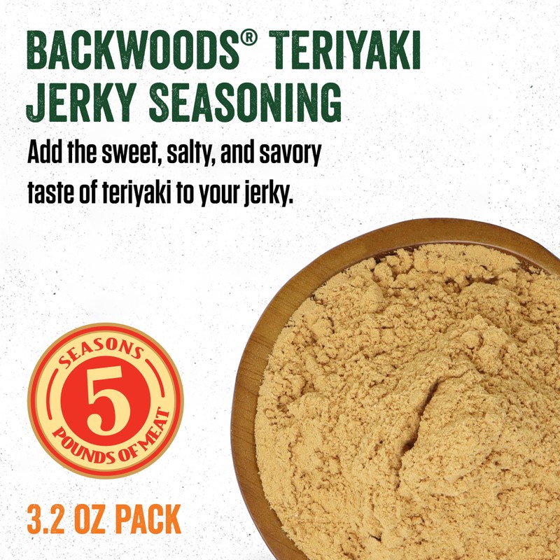 LEM Backwoods Teriyaki Seasoning with Cure Packet ,1 oz.