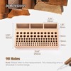 Joyibay 2 PCS Wooden Leather Tool Holders, Wooden Leather Craft