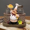 Chef Stature Holder Decorative Synthetic Resin Ingenious Vivid Chef Figurine