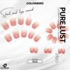 COLORBIRD Nail Tips, Short, 24 Pieces, Pink, Nail Tips, Cute,