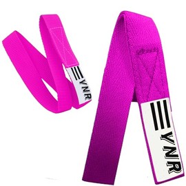 YNR Premium Gymnastic Bar Loops Straps, hand grip, palm protection, guards (25CM, Pink)