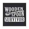 Go All Out Large Black Womens Wooden Spoon Survivor Funny