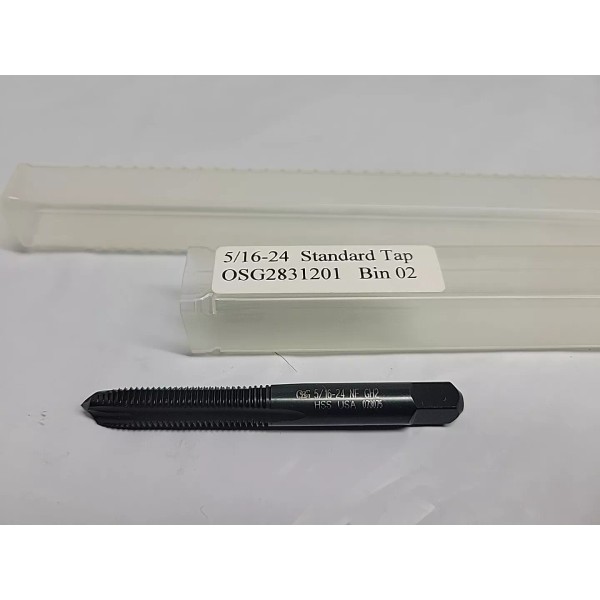 Osg 2831201 Spiral Point Tap 5/16-24 UNF Plug 3 Flutes