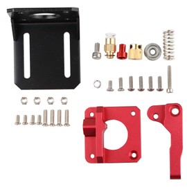 Jopto Upgraded Right Hand MK8 Bowden Extruder Aluminum Drive Feed Replacement 3D Printer Extruders Kit Compatible with Creality CR-10, CR-10S, CR-10 S4, RepRap Prusa i3, 1.75mm