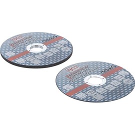 BGS 3936 Cutting Discs for Stainless Steel, Multi-Colour, 125 x 1.0 x 22.2 mm Set of 5 Pieces