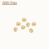 sourcing map 800Pcs Round Crimp Beads, 2mm Metal Spacer Loose