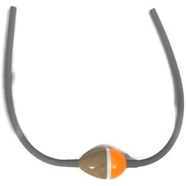 Neckz Floating Sunglasses Straps For Fishing Boating Swimming with Floating Bobber Lookalike (grey orange)