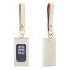 HANATORA Genuine Leather Smart Key Case with Strap, Shrink Leather,