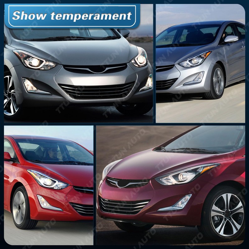 TTUN AUTO Compatible with 2014 2015 2016 Hyundai Elantra Sport/Limited