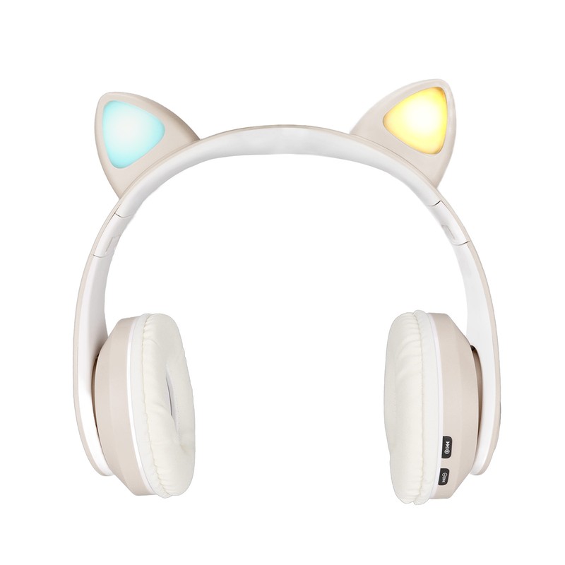 LXB39A Cat Ear Bluetooth Headset Cute Adjustable Bass Portable Wireless
