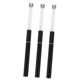 FOMIYES 3pcs Nail Art Brush Handle Drawing Pens for Manicure Includes Dotting Fan and Liner Tools for Home and Salon Use