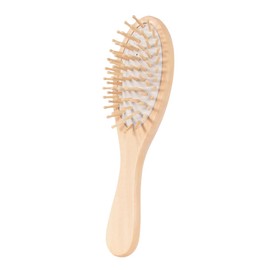 Baluue 1pc Cushion Massager Comb Hair Scalp Massager Brush Detangle Massage Comb Wooden