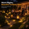 Solar Flame Torch Lights for Garden Decor – Flickering LED