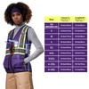 AYKRM XSmall Purple hi vis vest